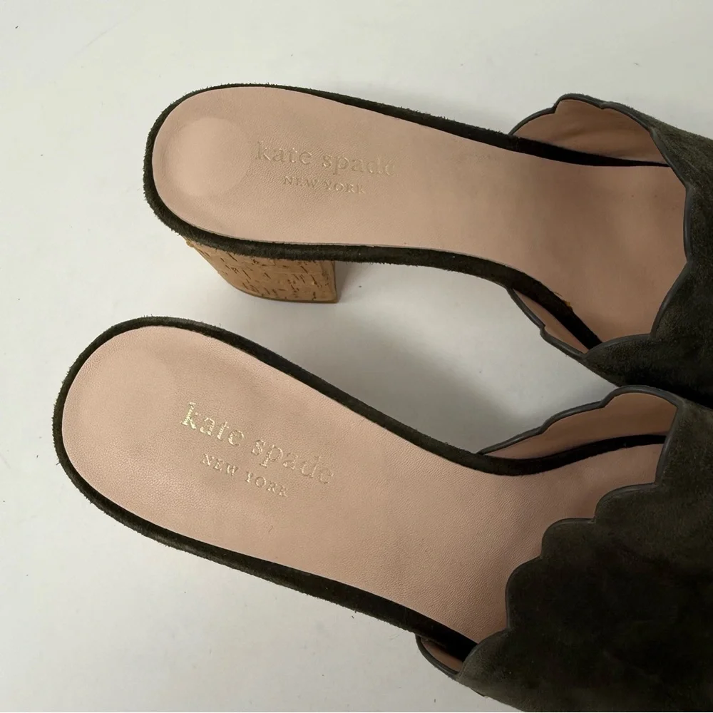 Kate Spade New York Warren Mule Sandals Heels Size 9.5 - Picture 6 of 12